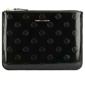 Comme Des Garçon Embossed Polka Dots Wallet